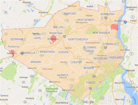 Benefits of using MAP Orange County New York Map